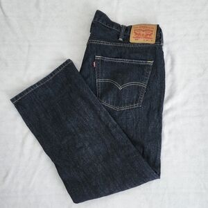 LEVI'S 559  Men's  Relaxed Fit Straight‎ Dark Blue Jeans 40x30